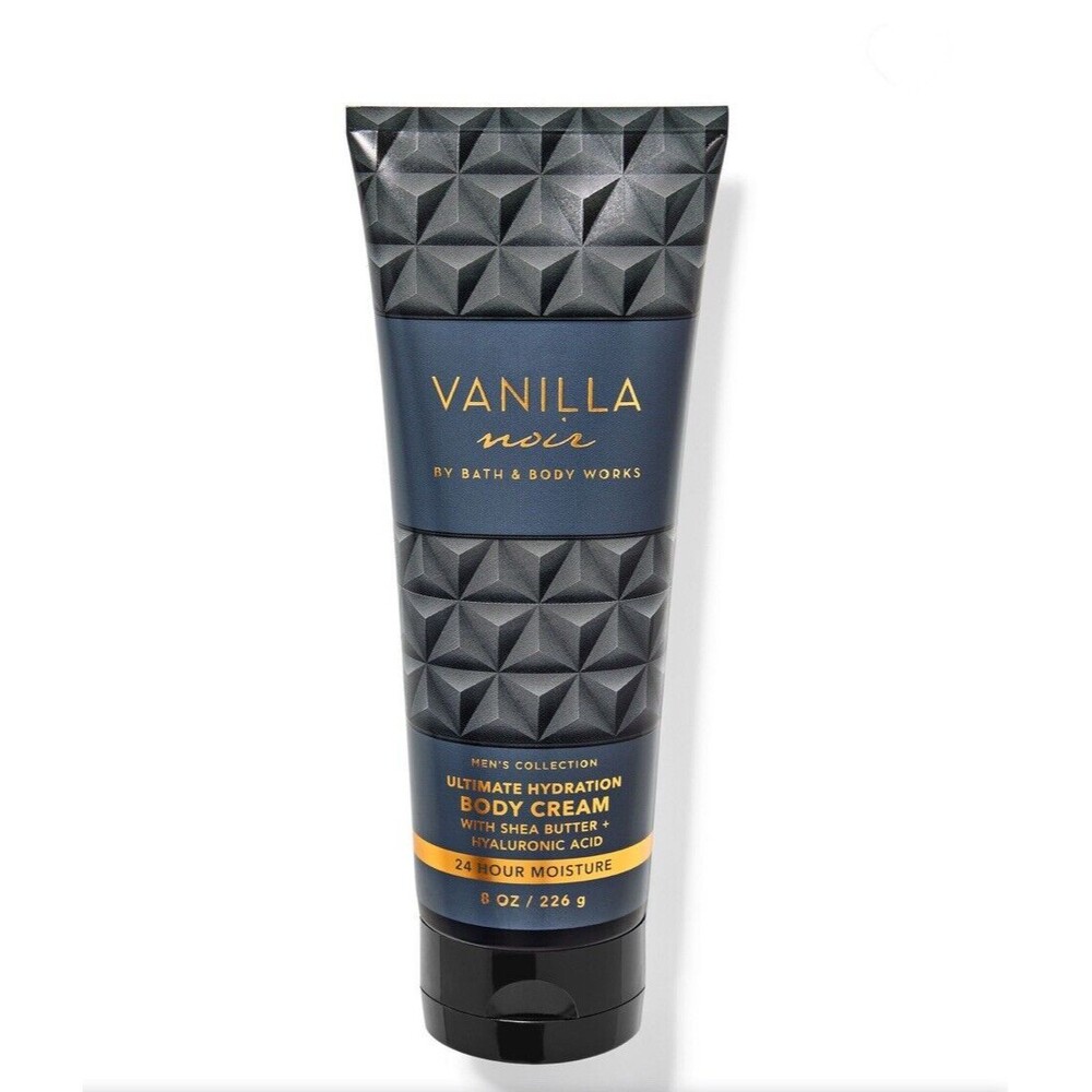 Bath & Body Works Men’s Vanilla Noir Body Cream with Shea Butter & Hyaluronic